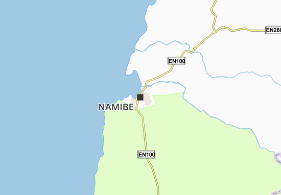 Kaart Plattegrond Namibe