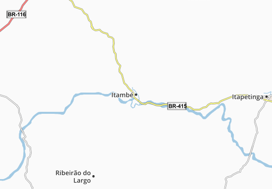 Itambé Map
