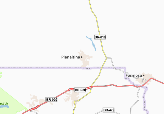 Karte Stadtplan Planaltina