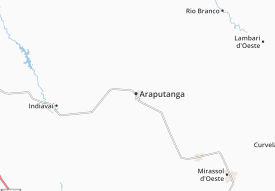 Karte Stadtplan Araputanga