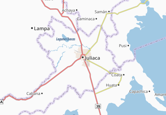 Karte Stadtplan Juliaca