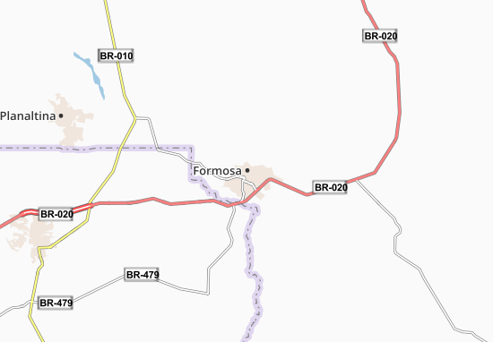 Kaart Plattegrond Formosa