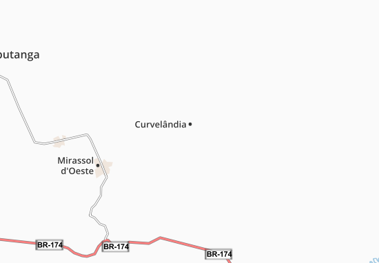Curvelândia Map