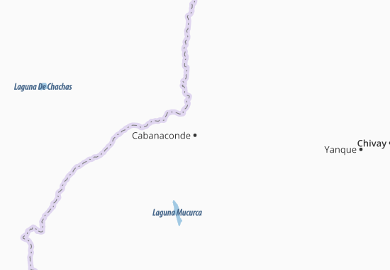 Karte Stadtplan Cabanaconde