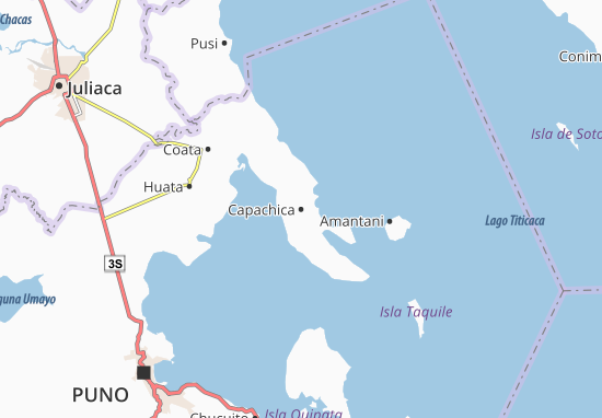 Mapa Capachica