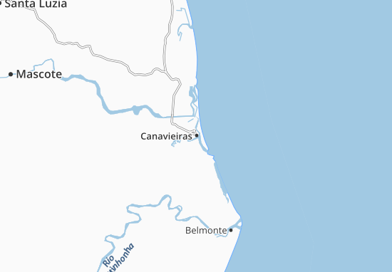 Karte Stadtplan Canavieiras