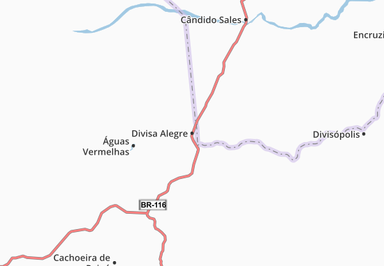 Kaart Plattegrond Divisa Alegre