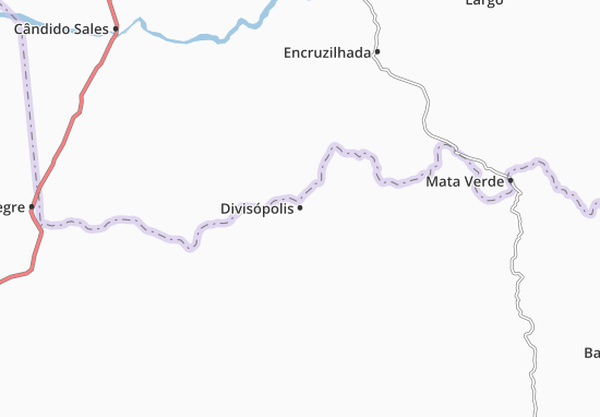 Mapa Divisópolis