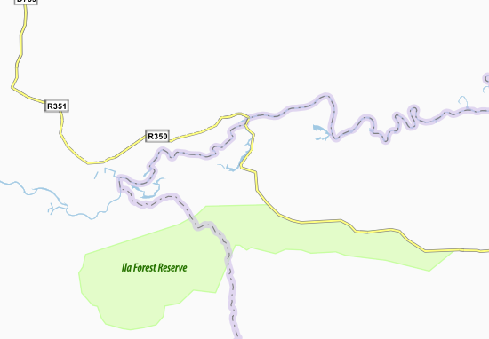 Kaart Plattegrond Namwala