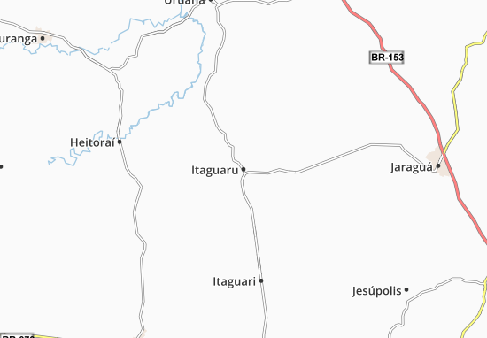 Karte Stadtplan Itaguaru