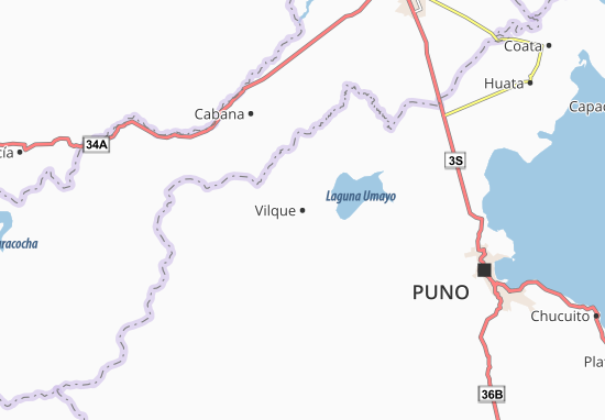 Karte Stadtplan Vilque