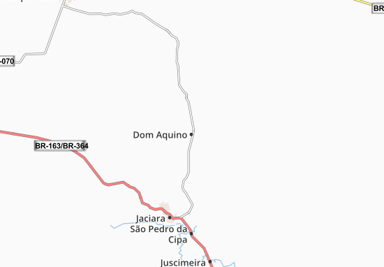 Kaart Plattegrond Dom Aquino