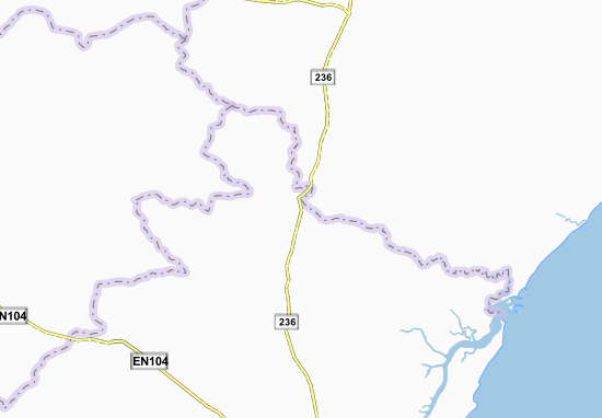 Karte Stadtplan Namaponda