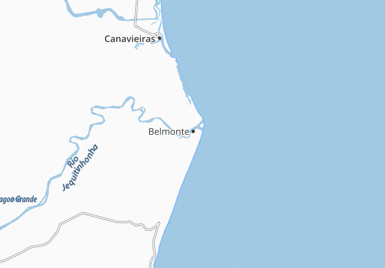 Karte Stadtplan Belmonte