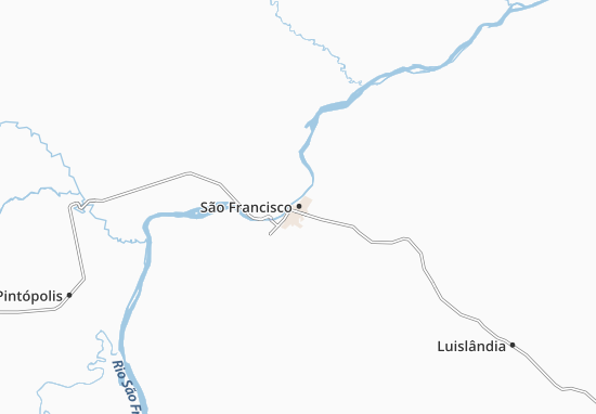 Kaart Plattegrond São Francisco