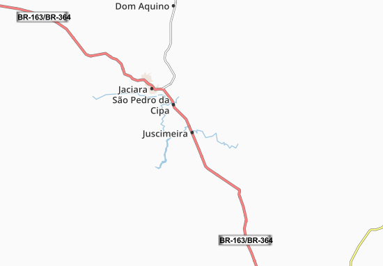Juscimeira Map