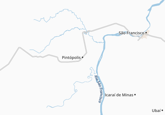 Pintópolis Map