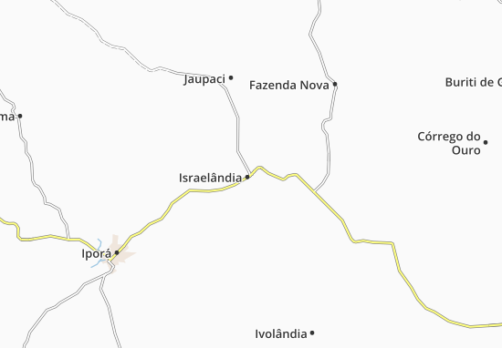 Israelândia Map