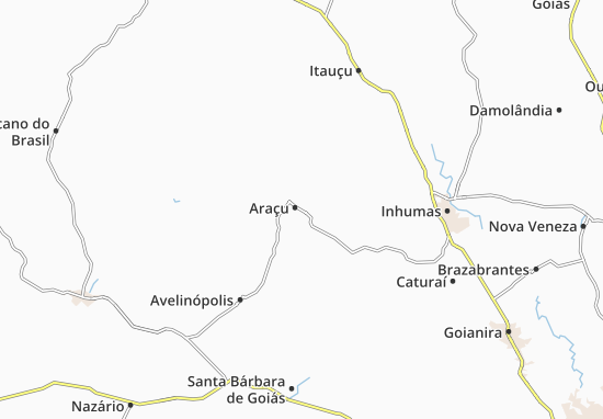 Araçu Map