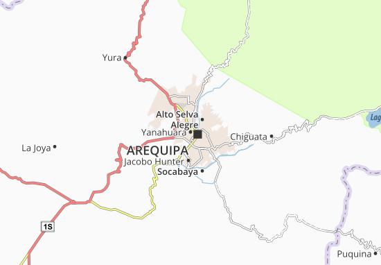Karte Stadtplan Yanahuara