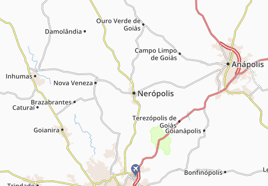 Karte Stadtplan Nerópolis