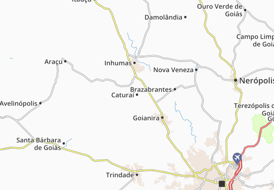 Karte Stadtplan Caturaí