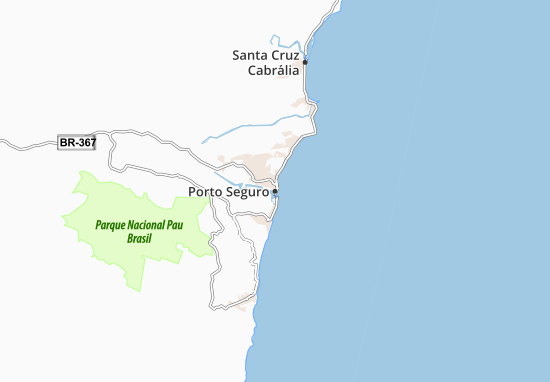 Karte Stadtplan Porto Seguro