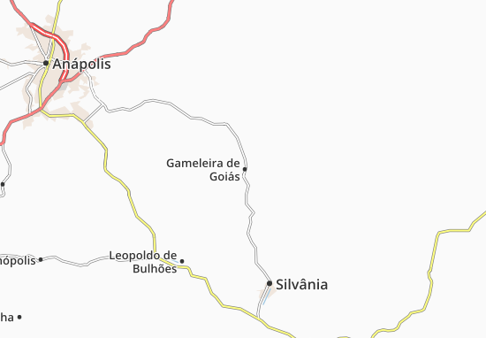 Mapa Gameleira de Goiás