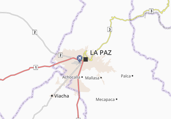 Carte-Plan La Paz