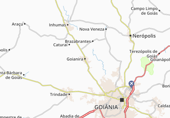 Karte Stadtplan Goianira