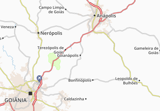 Mapa Goianápolis