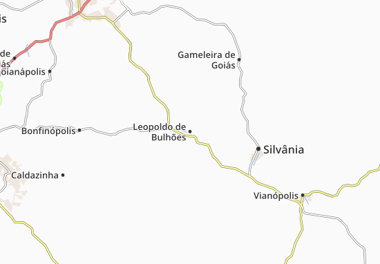 Kaart Plattegrond Leopoldo de Bulhões