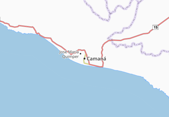 Kaart Plattegrond Camaná