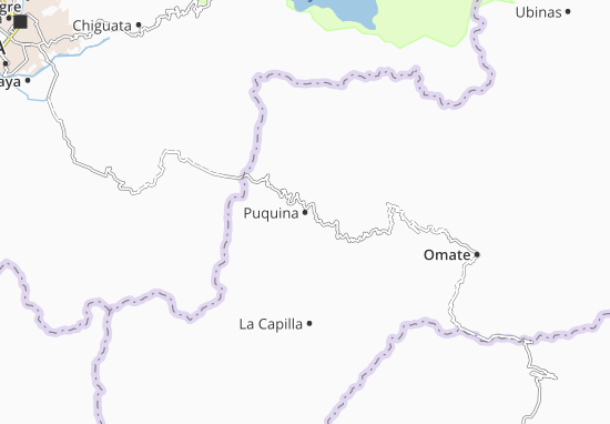 Kaart Plattegrond Puquina
