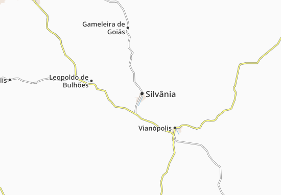 Silvânia Map
