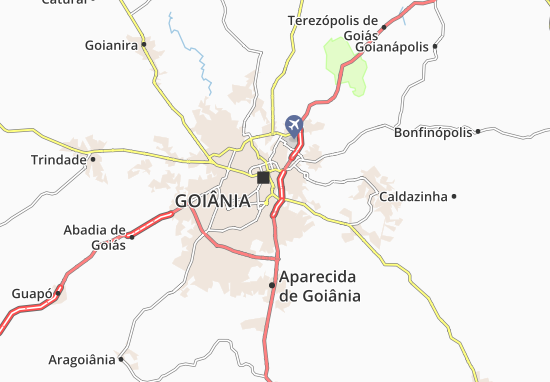 Mapa Jardim Goiás