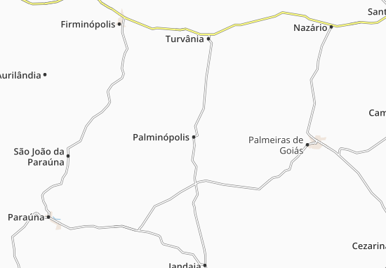Palminópolis Map