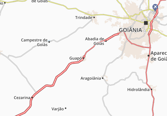 Guapó Map