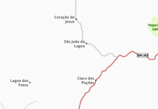 Mapa São João da Lagoa