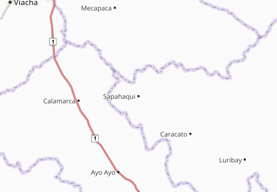 Kaart Plattegrond Sapahaqui