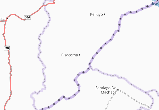 Mapa Pisacoma