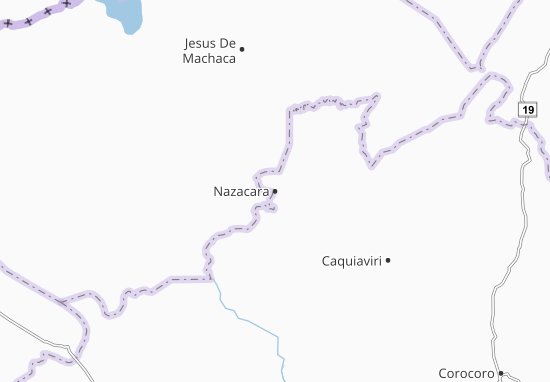 Kaart Plattegrond Nazacara