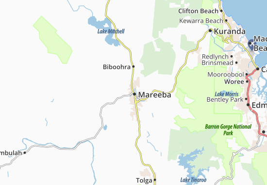 Kaart Plattegrond Mareeba