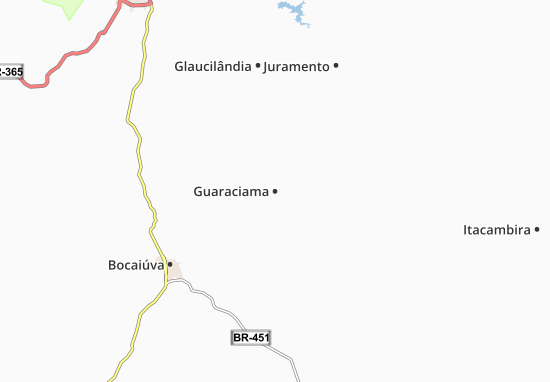 Mapa Guaraciama