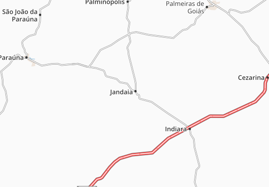 Karte Stadtplan Jandaia