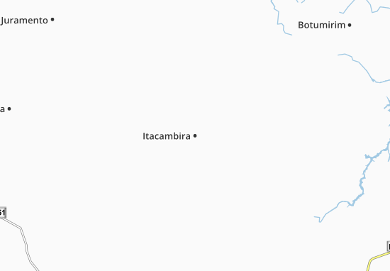 Karte Stadtplan Itacambira