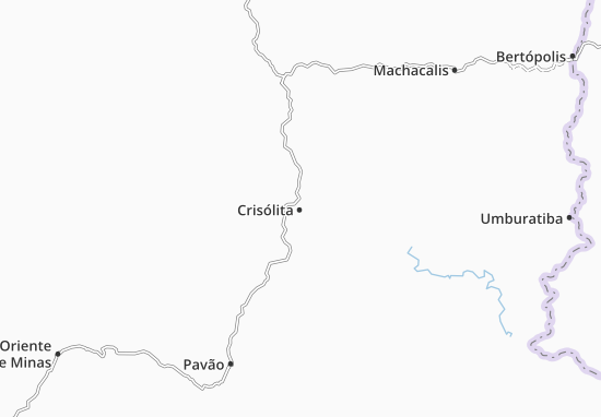 Karte Stadtplan Crisólita