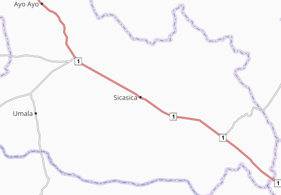 Sicasica Map