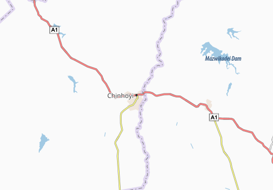 Kaart Plattegrond Chinhoyi