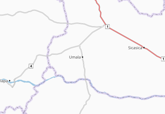 Kaart Plattegrond Umala